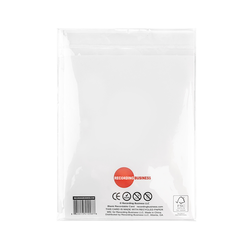 Blank Recordable Card