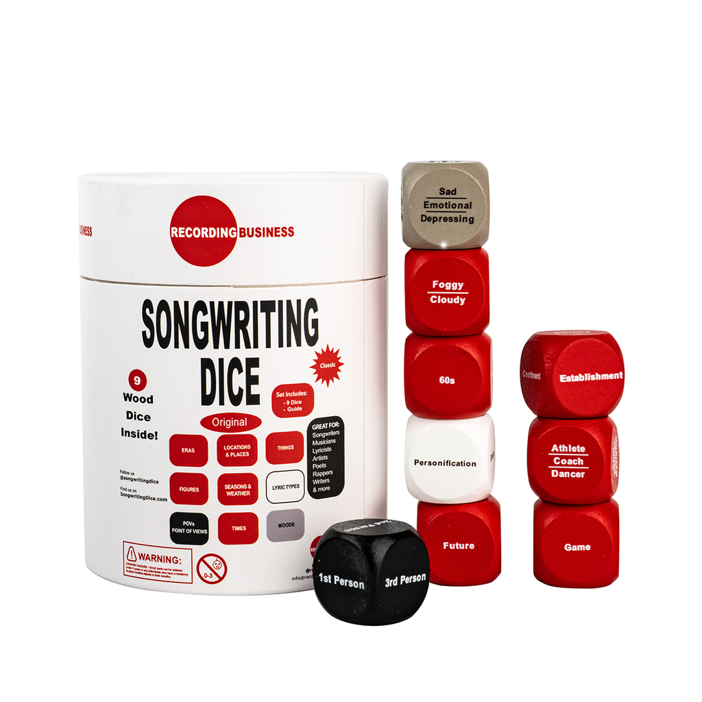 Songwriting Dice: 9 Songwriting Dice Set for all Genres