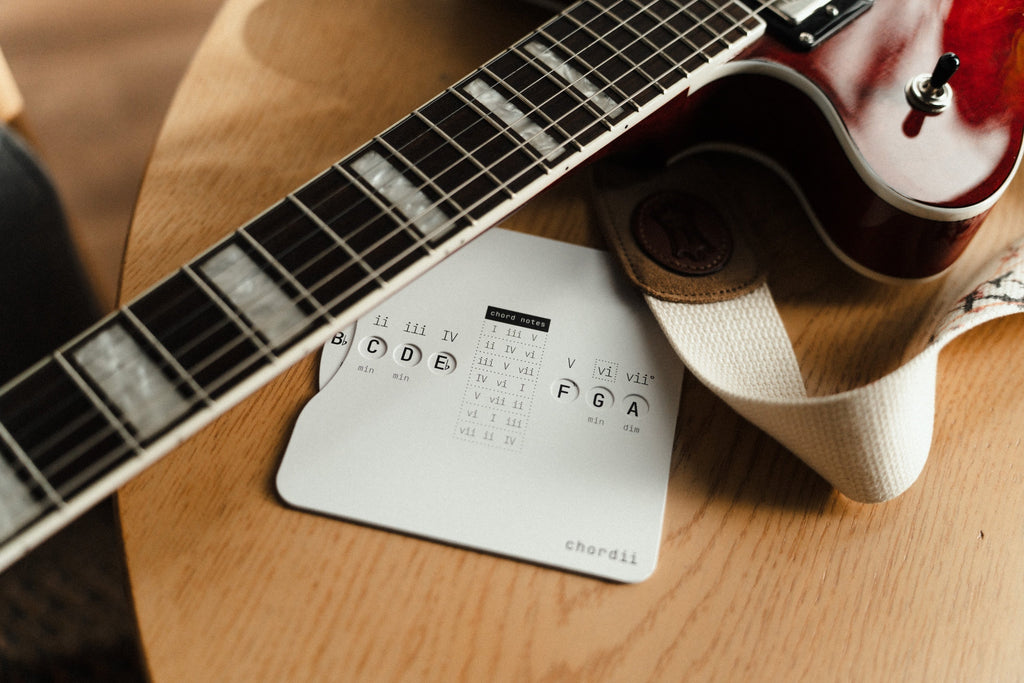 Chordii Roman Numeral Chord Finder Music Theory Wheel (White)