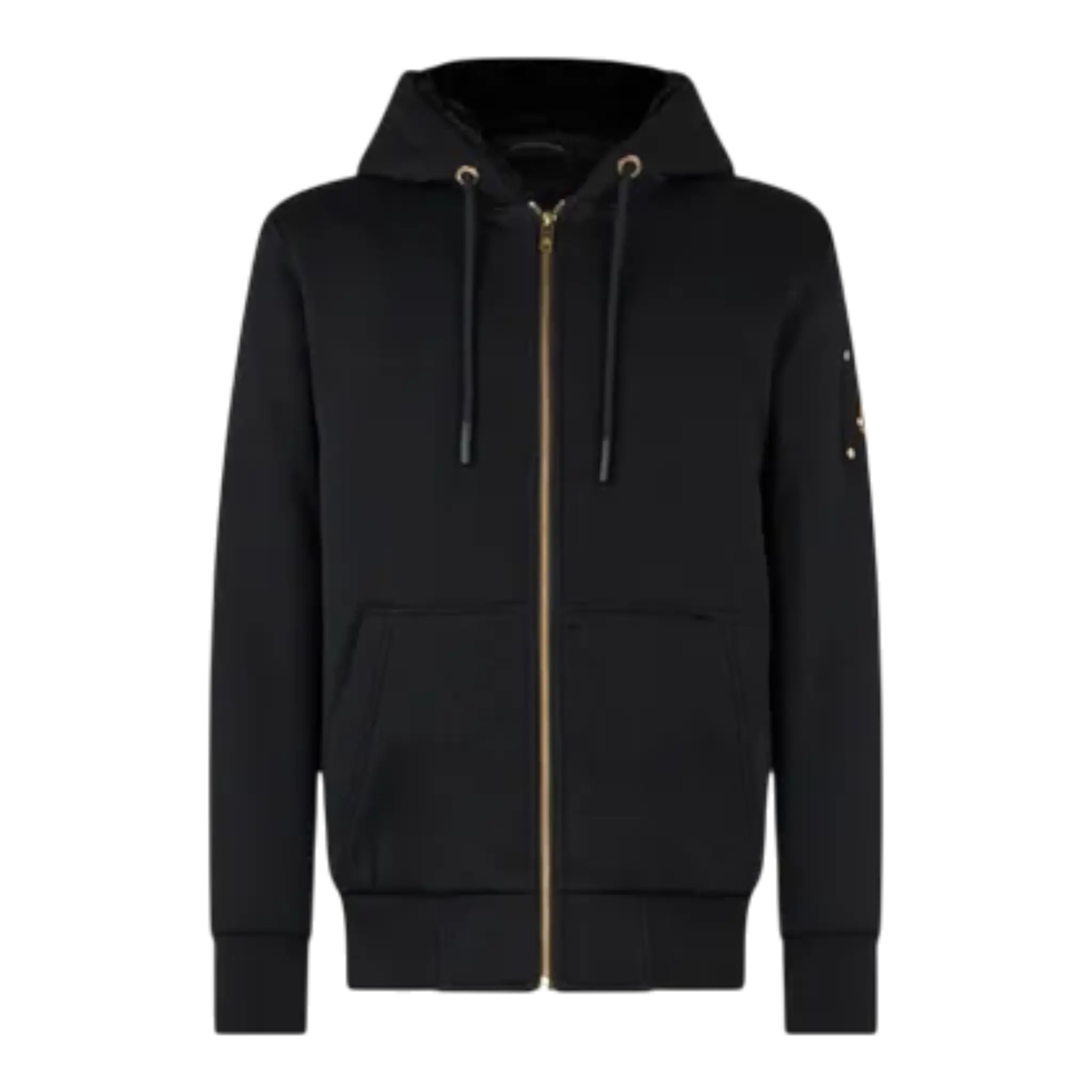MOOSE KNUCKLES CLASSIC BUNNY MEN Zip-Up Hoodie Black/Black Fur