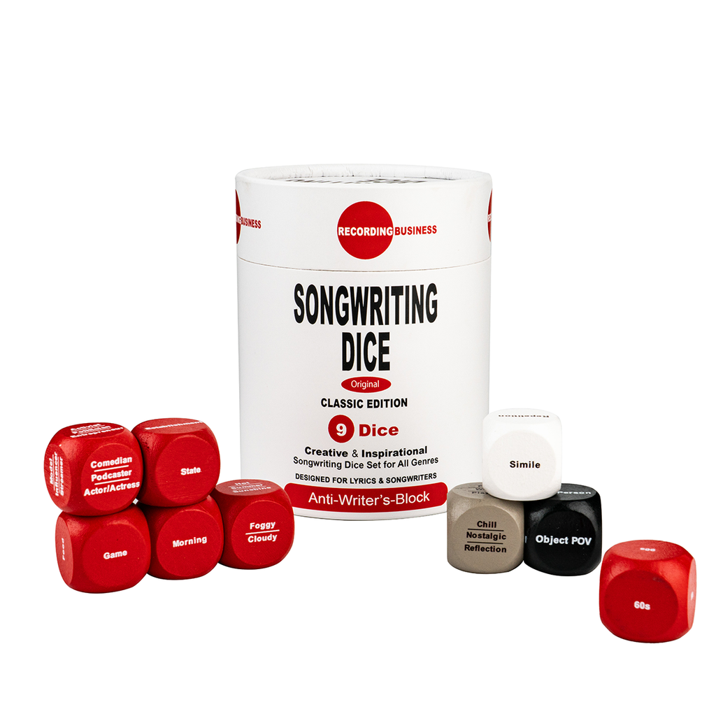 Songwriting Dice: 9 Songwriting Dice Set for all Genres