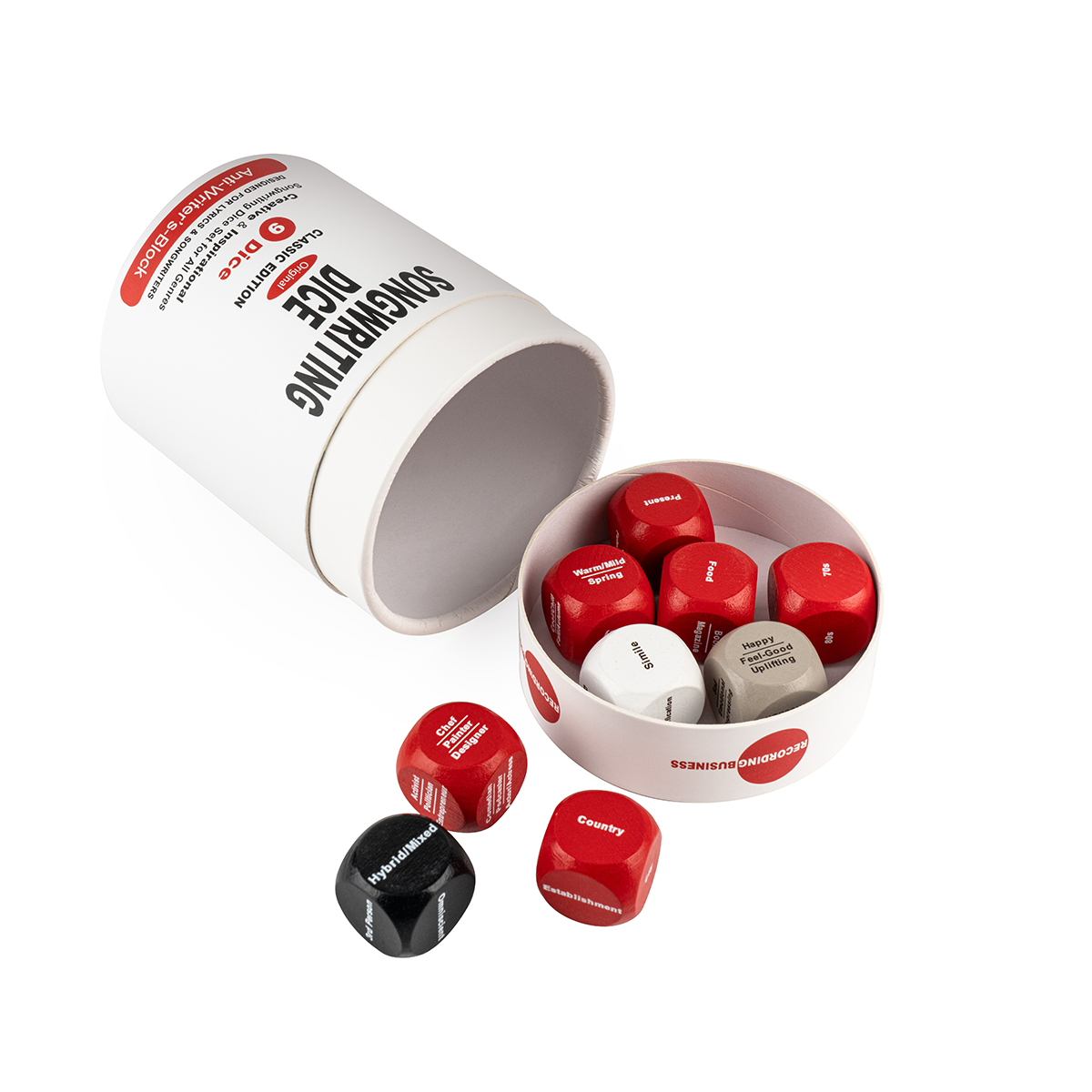 Songwriting Dice: 9 Songwriting Dice Set for all Genres
