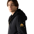 MOOSE KNUCKLES CLASSIC BUNNY MEN Zip-Up Hoodie Black/Black Fur